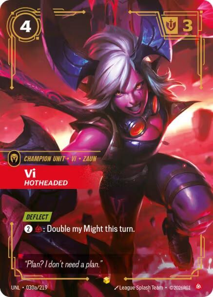 Vi - Impetuosa (Arte Alternativo) 030a/219 Showcase Foil