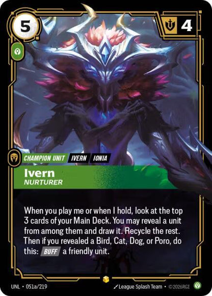 Riftbound: League of Legends Trading Card Game: Unleashed Singles 1/5