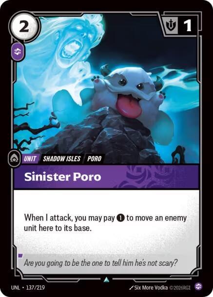 Poro Siniestro 137/219 Poco Común