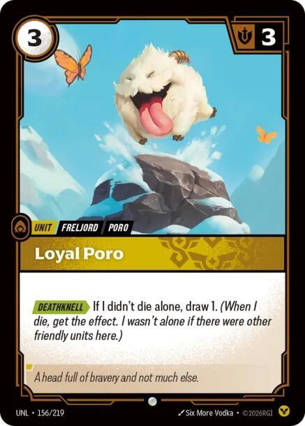 Poro leal 156/219 Común