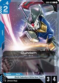 Gundam (GD01-013) (WCS26-27 Participation Pack Vol.1) | Gundam Promotional Cards | Common | Holofoil | #GD01-013