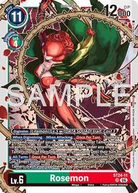 Rosemon | Starter Deck 24: Data Squad | Super Rare | Foil | #ST24-11 SR