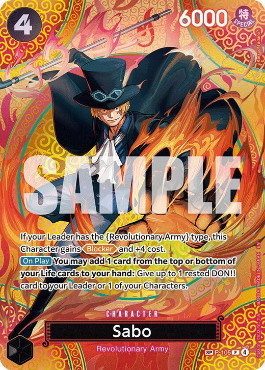Sabo (P-105) (SP) PR Foil