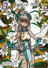 Onion Knight (FFTS) (Full Art) | Dreamlike Oceans | Common | Foil | #28-083C
