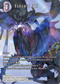 Bahamut SIN (Full Art) | Dreamlike Oceans | Hero | Foil | #28-087H
