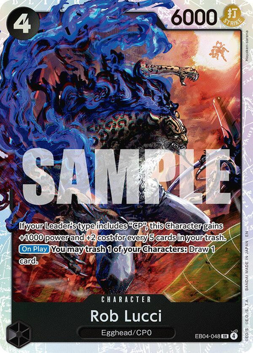 Rob Lucci EB04-048 SR Foil