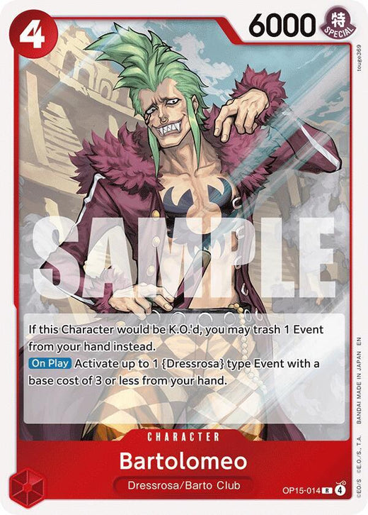 Bartolomeo OP15-014 R Foil