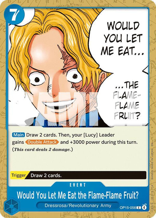 Would You Let Me Eat the Flame-Flame Fruit? OP15-056 C