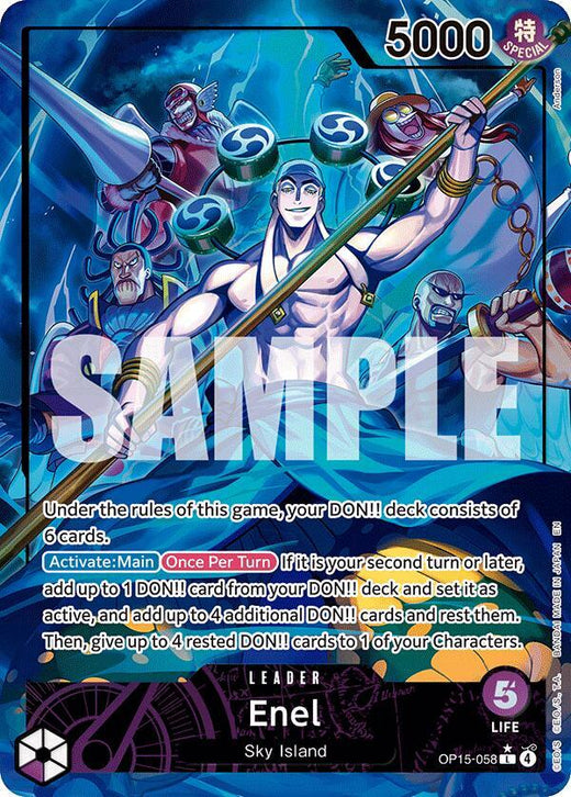 Enel (OP15-058) (Alternate Art) L Foil