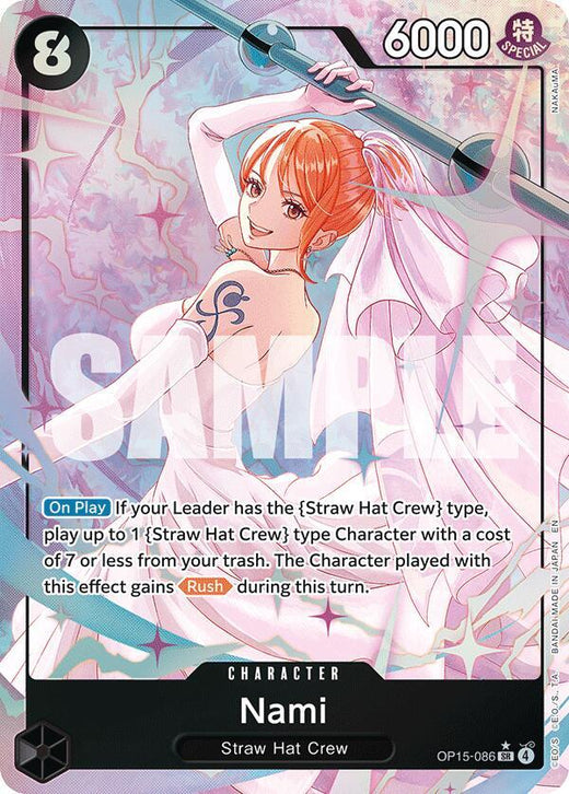 Nami (OP15-086) (Alternate Art) SR Foil
