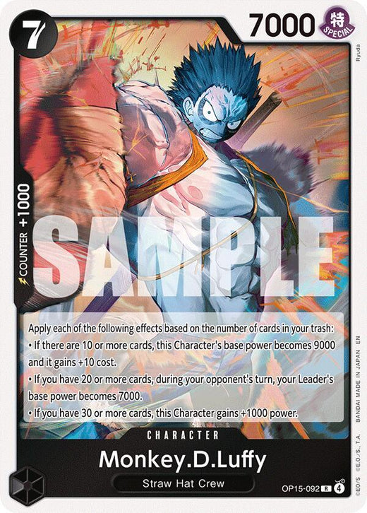Monkey.D.Luffy (OP15-092) R Foil