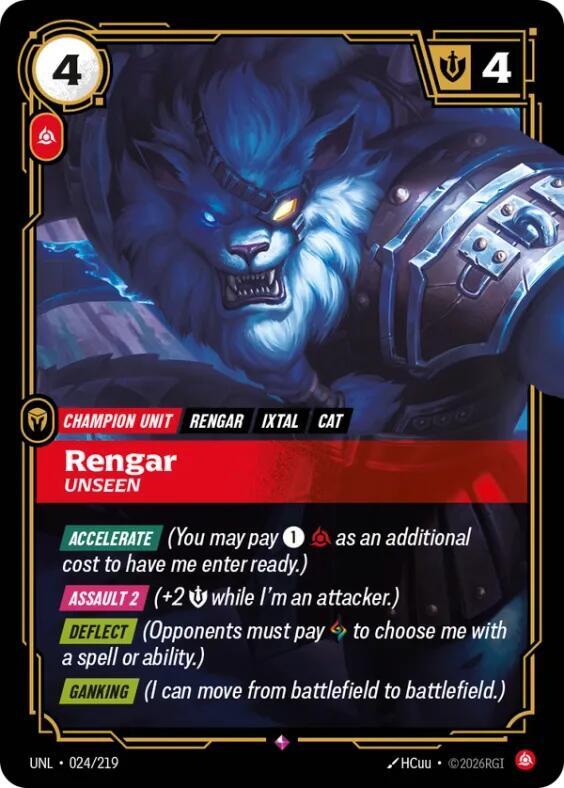 Riftbound: League of Legends Trading Card Game: Unleashed Singles 1/5
