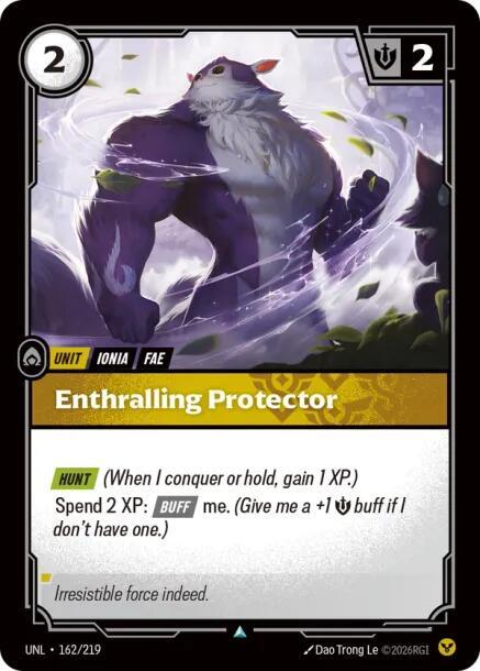 Protector Cautivador 162/219 Poco común