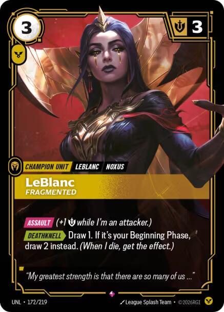 Riftbound: League of Legends Trading Card Game: Unleashed Singles 4/5