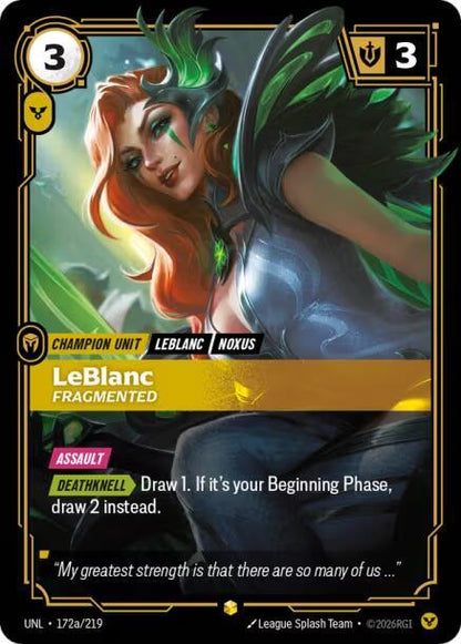 Riftbound: League of Legends Trading Card Game: Unleashed Singles 4/5
