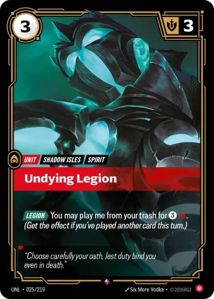 Legión Inmortal 025/219 Rara Foil