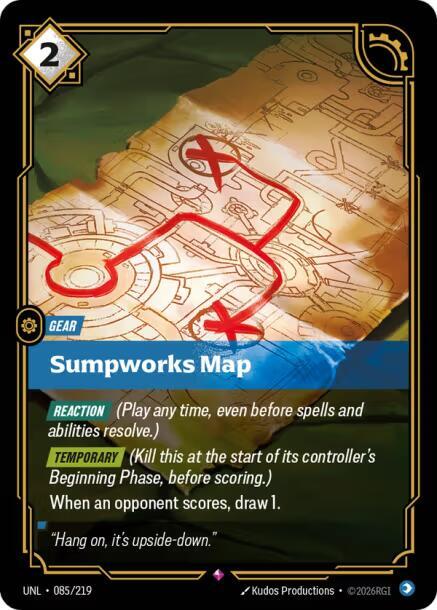 Mapa Sumpworks 085/219 Lámina rara