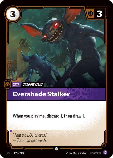 Acechador de Evershade 123/219 Común
