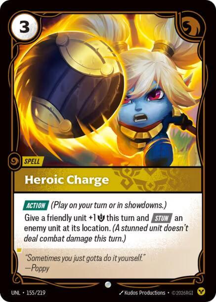 Carga Heroica 155/219 Común