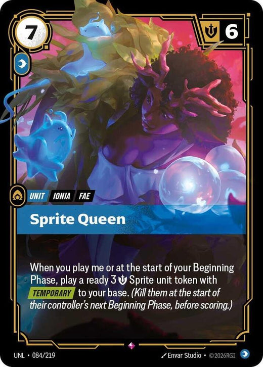 Reina Sprite 084/219 Rara Brillante