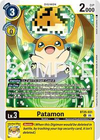 Patamon | Dual Revolution | Uncommon | Normal | #BT25-031 U