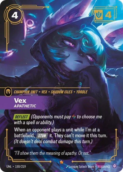 Vex - Apático 150/219 Épica Foil