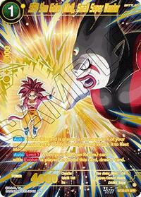 SS4 Son Goku (Mini), Small Super Warrior (SPR) | Three Glorious Fighters | Special Rare | Foil | #BT30-071