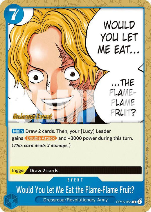 Would You Let Me Eat the Flame-Flame Fruit? OP15-056 C