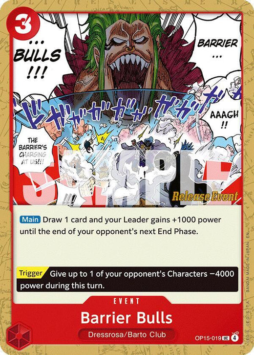 Barrier Bulls OP15-019 UC