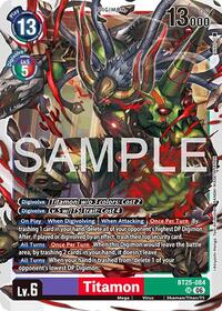 Titamon | Dual Revolution | Super Rare | Foil | #BT25-084 SR