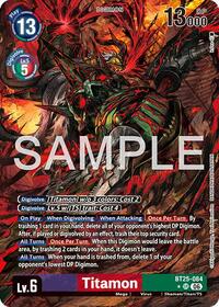 Titamon (Alternate Art) | Dual Revolution | Super Rare | Foil | #BT25-084 SR