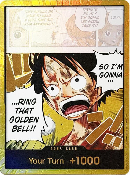 DON!! Card (Luffy) (Gold) DON!! Foil
