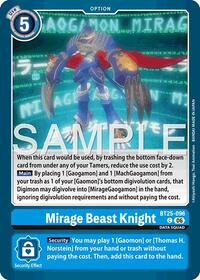 Mirage Beast Knight | Dual Revolution | Common | Normal | #BT25-096 C