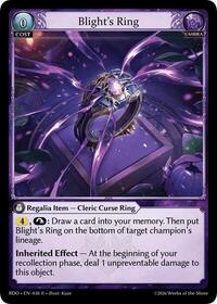 Blight's Ring | Radiant Origins | Rare | Foil | #038