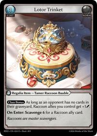 Lotor Trinket | Radiant Origins | Rare | Foil | #024