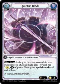 Quietus Blade | Radiant Origins | Super Rare | Normal | #033