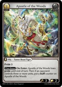 Apostle of the Woods (Curio Foil) | Radiant Origins | Common | #046