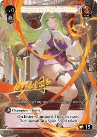 Fragmented Spirit of Fire | Radiant Origins | Collector Super Rare | Foil | #002A