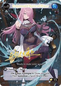 Fragmented Spirit of Water | Radiant Origins | Collector Super Rare | Unspecified | #005B