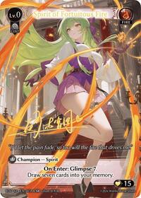 Spirit of Fortuitous Fire | Radiant Origins | Collector Super Rare | Foil | #003A