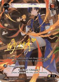 Spirit of Fortuitous Fire | Radiant Origins | Collector Super Rare | Foil | #003B