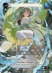 Spirit of Fortuitous Water | Radiant Origins | Collector Super Rare | Foil | #006C
