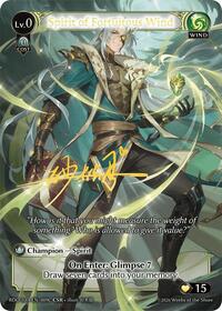 Spirit of Fortuitous Wind | Radiant Origins | Collector Super Rare | Foil | #009C