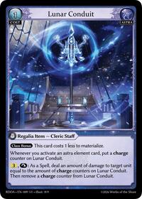Lunar Conduit | Radiant Origins | Super Rare | Foil | #009