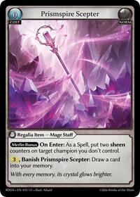 Prismspire Scepter | Radiant Origins | Super Rare | Foil | #015