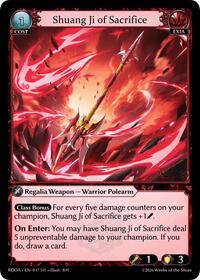 Shuang Ji of Sacrifice | Radiant Origins | Super Rare | Foil | #017
