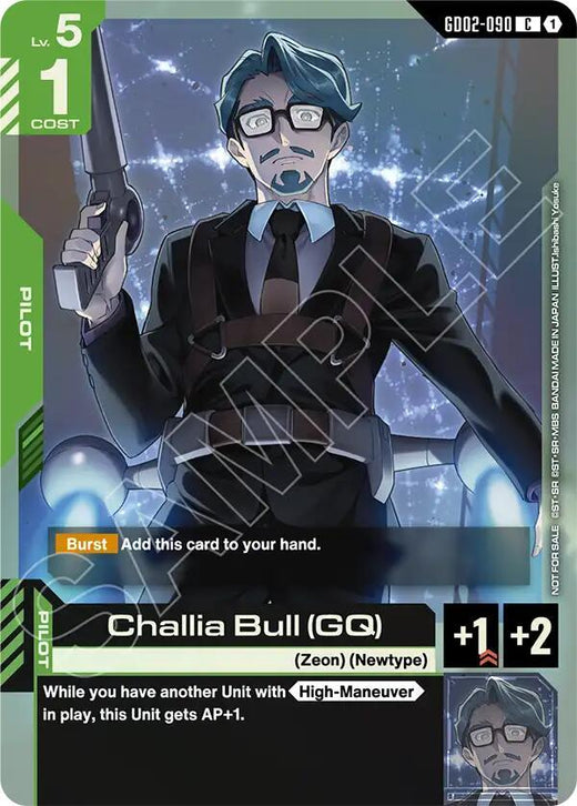 Challia Bull (GQ) (Store Tournament Participant Pack 04) GD02-090 Common Holofoil