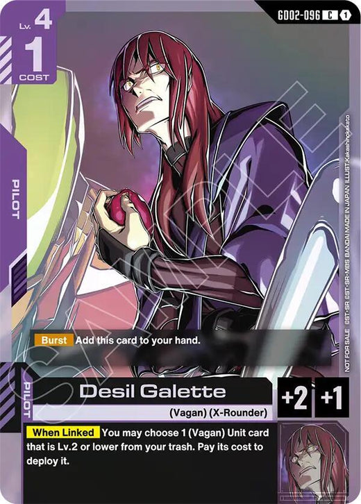 Desil Galette (Store Tournament Participant Pack 04) GD02-096 Common Holofoil