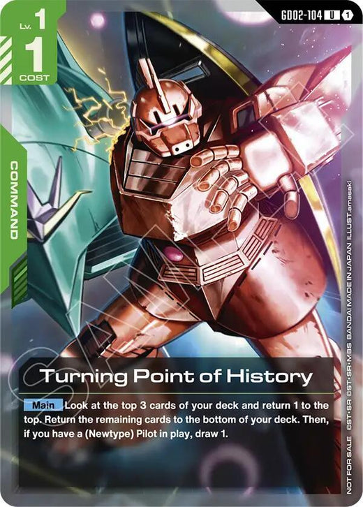 Turning Point of History (Store Tournament Participant Pack 04) GD02-104 Uncommon Holofoil