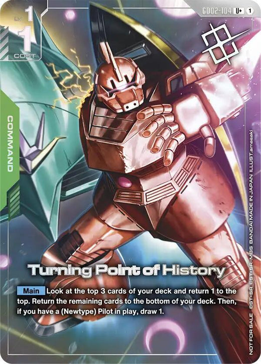 Turning Point of History (Store Tournament Winner Pack 04) GD02-104 U+ Holofoil